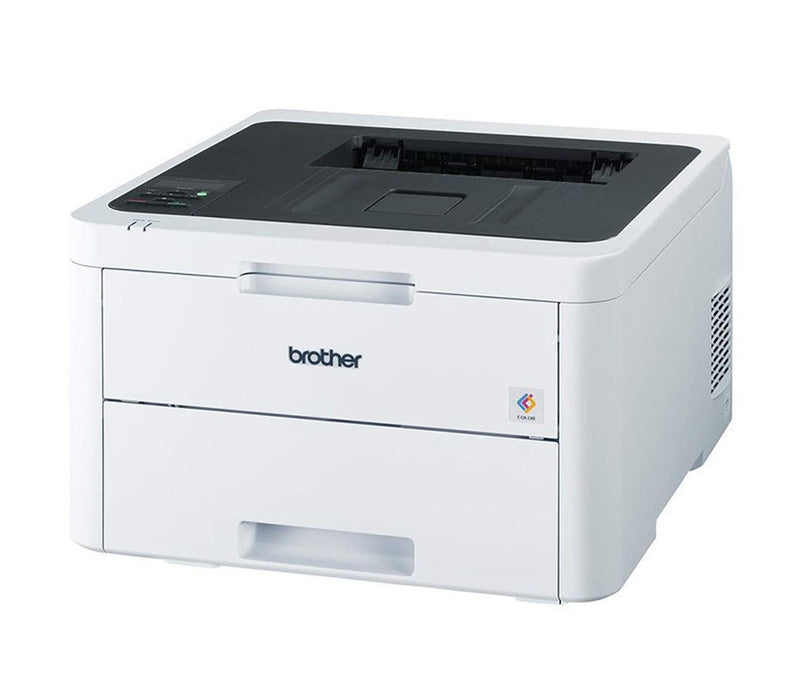 Brother 2400 x 600 dpi 20 ppm USB, Ethernet, Wi-Fi Automatic Duplex Printing LCD Display Desktop Color Laser Printer - HL-L3230CDW