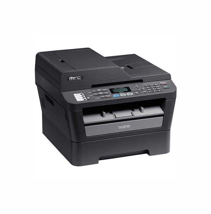 Brother 2400 x 600 dpi 27 ppm USB, Ethernet Automatic Duplex Printing LCD Display Desktop Monochrome Laser All-in-One Printer - MFC-7460DN