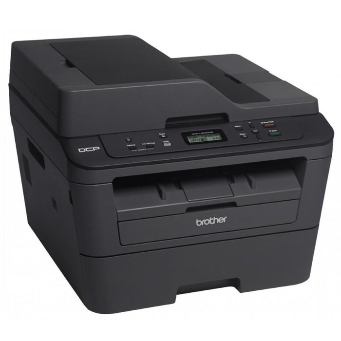 Brother 2400 x 600 dpi 30 ppm USB, Wi-Fi Automatic Duplex Printing LCD Display Desktop Monochrome Laser Multifunction Printer - DCP-L2540DW