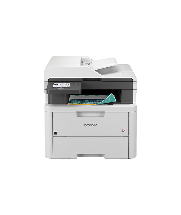 Brother 2400 x 600 dpi 31 ppm USB, Ethernet, Wi-Fi Duplex Printing 2.7-inch Touch Screen LCD Display Desktop Color Laser All-in-One Printer - MFC-L3780CDW