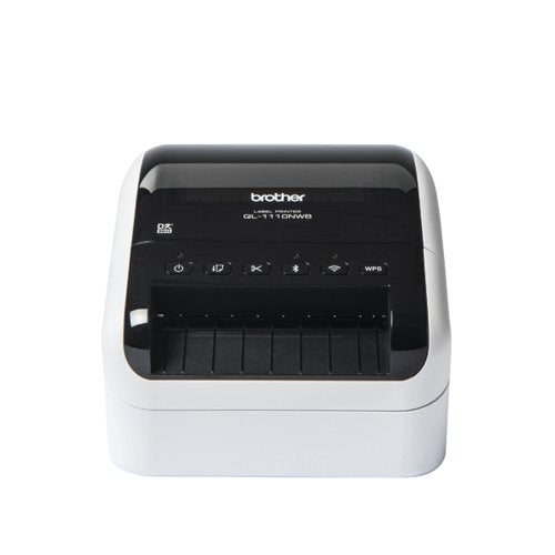 Brother 300 x 300 dpi 69 lpm USB, Bluetooth, Ethernet Cutter Direct Thermal Desktop Label Printer - QL-1110NWB