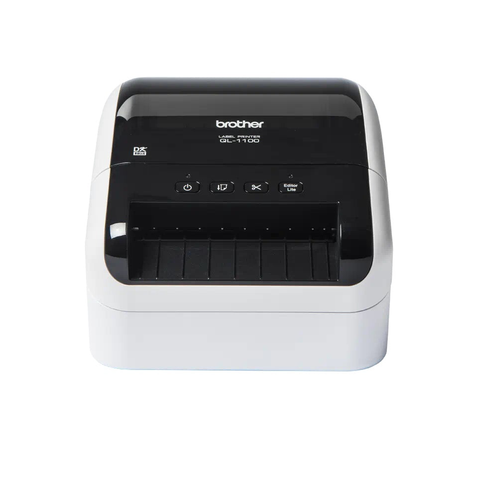 Brother 300 x 300 dpi 69 lpm USB Direct Thermal Desktop Label Printer - QL-1100