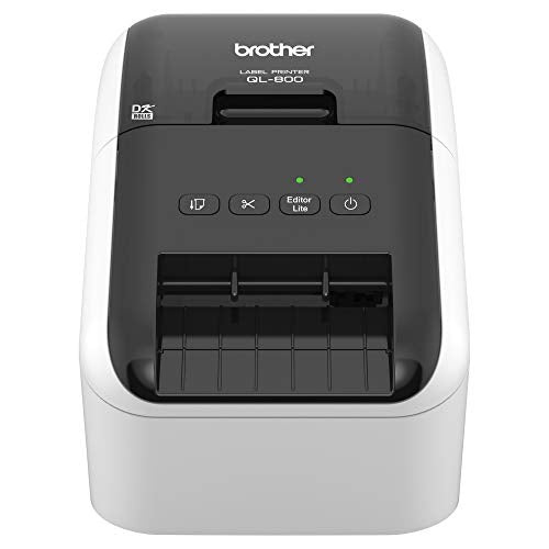 Brother 300 x 600 dpi 1.6ips USB Auto Cutter Barcode Label Printer - QL-800