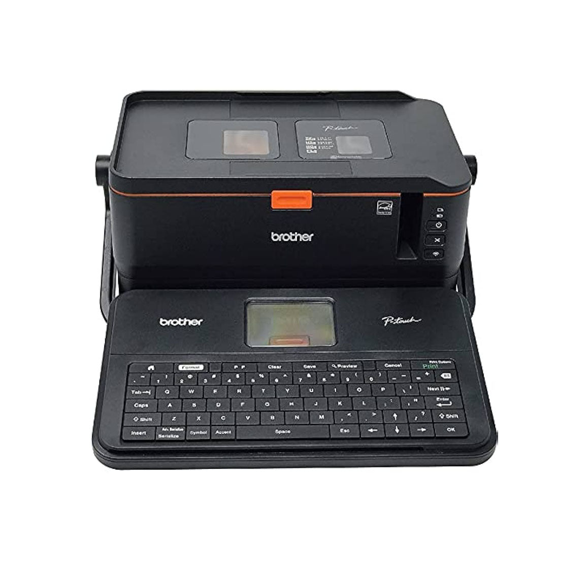 Brother 360 dpi 3.10ips USB, Wireless LCD Screen Thermal Transfer Portable Barcode Label Printer - PTE800W