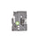 Brother 6mm 8m White on Black Laminated Label Tape for P-Touch Series - TZE-315