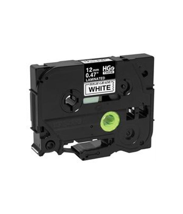 Brother Mobile Solutions 0.47 In X 26.2 Ft (12Mm X 8M), Black Ink On White Label, 5 Pack - HGE2315PK