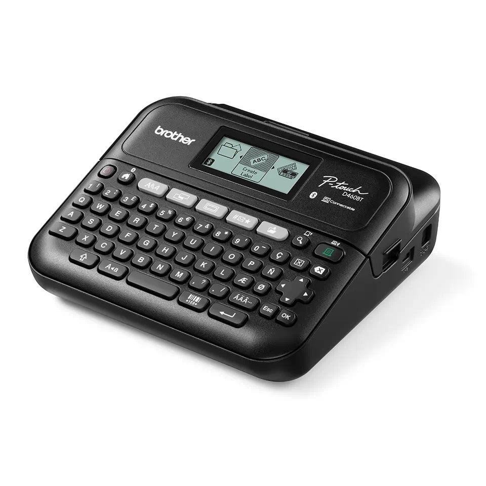 Brother P-Touch Business Professional Connected 180 dpi 20ppm USB, Bluetooth Thermal Transfer Label Printer - PTD460BTVP