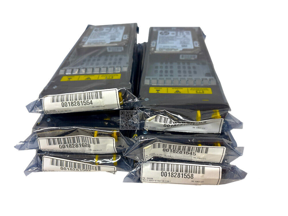 C8R60B I LOT OF 6 HP 3PAR M6710 900GB 6G SAS 10K 2.5IN FE HDD 750782-001