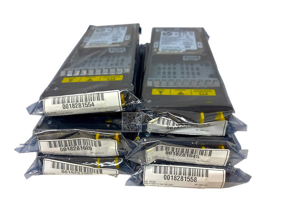 C8R60B I LOT OF 6 HP 3PAR M6710 900GB 6G SAS 10K 2.5IN FE HDD 750782-001