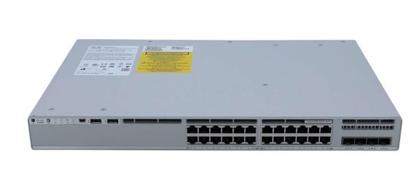 C9200-24PXG-E - Cisco Catalyst 9200 Series 16-Ports 10/100/1000BASE-T PoE+ and 8-Ports Multigigabit Layer 3 Rack-mountable Network Switch