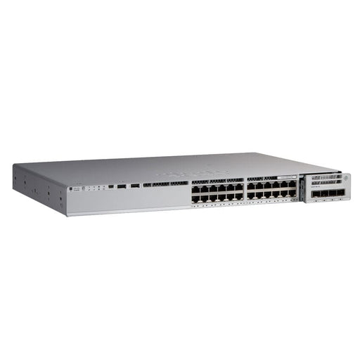 C9200-24T-E - Cisco Catalyst 9200 Series Switch with 24 Gigabit Ethernet ports, Data only, Modular Uplinks, Network Essentials licensing