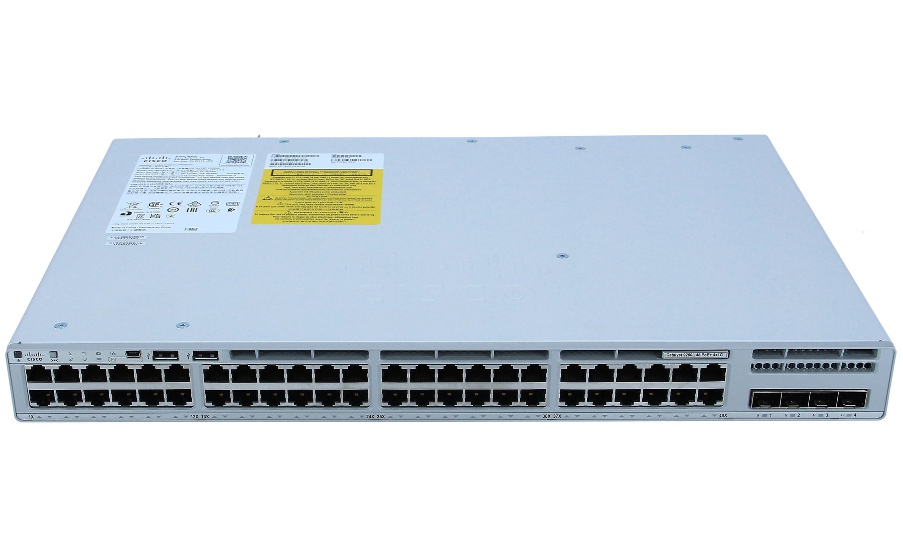 C9200L-48P-4G-A - Cisco Catalyst 9200L 48-Port PoE+ 4x1G Network Advantage