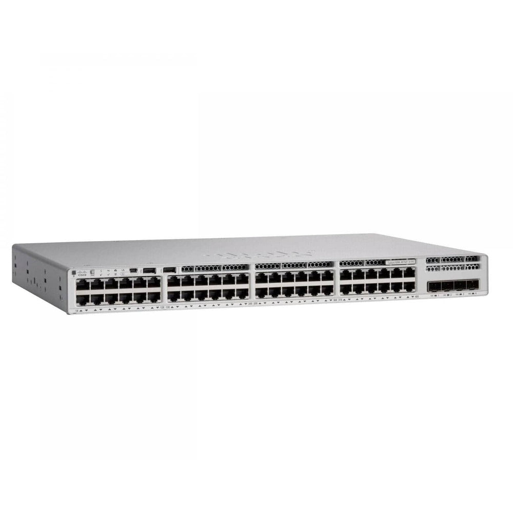 C9200L-48PL-4X-E - Cisco Catalyst 9200 Series Switch with 48 ports gigabit ethernet, Partial PoE+, 4x 10 gigabit SFP fixed uplink, Network Essentials license