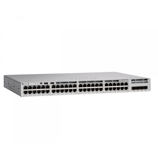 C9200L-48PXG-4X-E - Cisco Catalyst 9200 Series Switch with 8 ports multi-gigabit ethernet, 40 ports gigabit ethernet, Full PoE+, 4x 10G SFP+ uplink, Network Essentials license