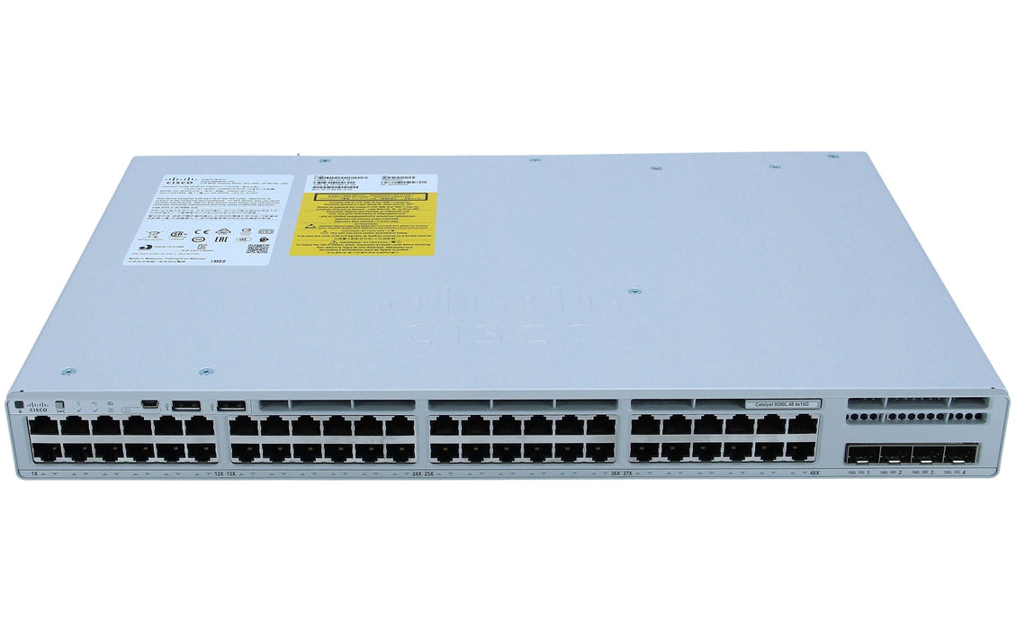 C9200L-48T-4X-A - Cisco Catalyst 9200 48-Port Data Only 4x10G Network Advantage