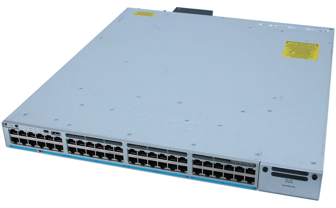 C9300-48UXM-A - Cisco Catalyst 9300 48-Port (12 mGig 36×2.5Gbps) Network Advantage