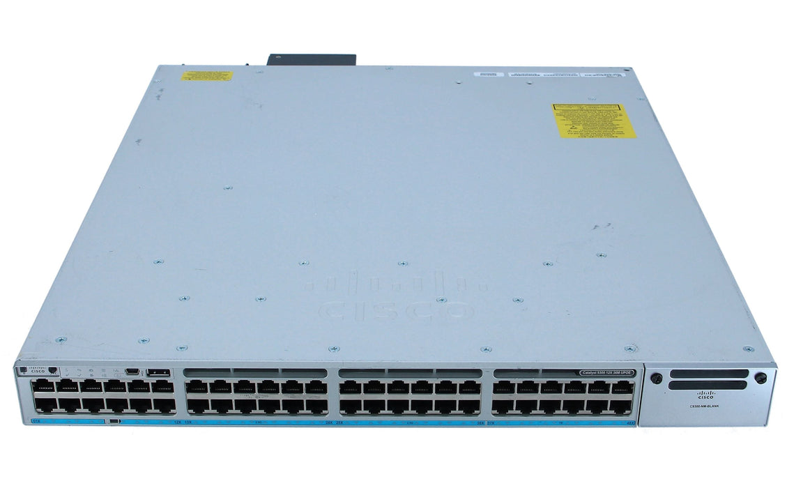 C9300-48UXM-E - Cisco Catalyst 9300 48-Port (12 mGig36 2.5Gbps) Network Essentials