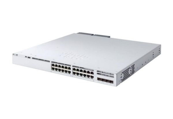 C9300L-24P-4G-E - Cisco Catalyst 9300L 24-Ports 10/100/1000BASE-T PoE+ Layer 3 Rack-mountable Managed Network Switch with 4-Ports SFP