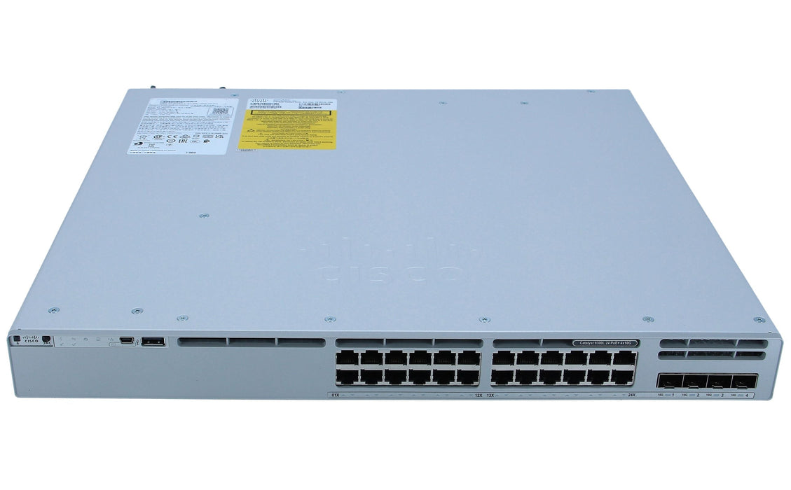 C9300L-24P-4X-A - Cisco Catalyst 9300L 24p PoE Network Advantage 4x10G Uplink