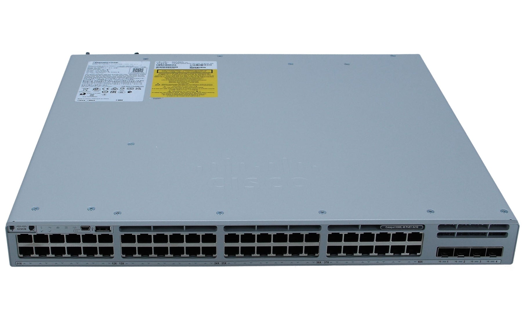 C9300L-48P-4G-E - Cisco Catalyst 9300L 48p PoE 4x1G Uplink | Network Essentials