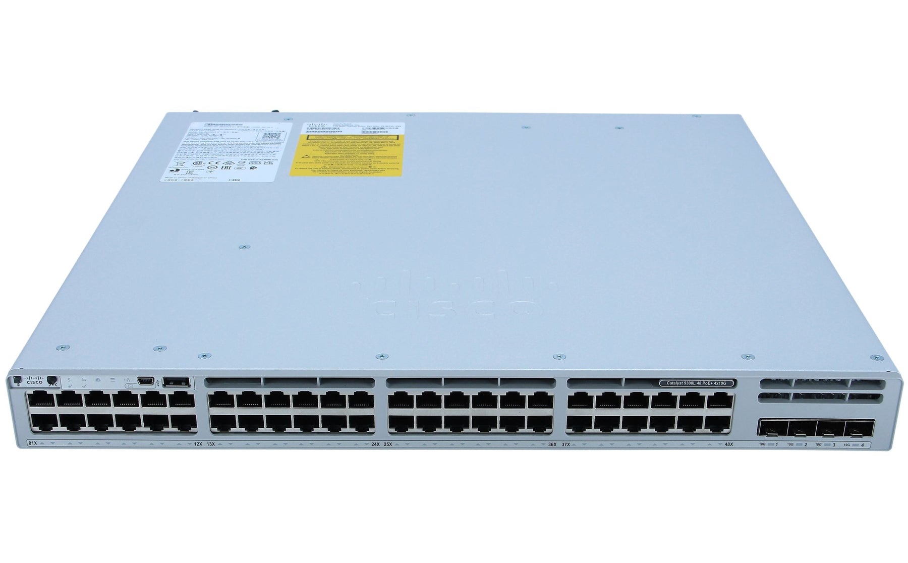 C9300L-48P-4X-E - Cisco Catalyst 9300L 48p PoE Network Essentials 4x10G Uplink