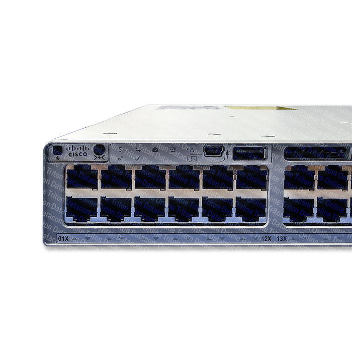 C9300L-48PF-4X-E - Cisco Catalyst 9300 Switch with 48-port 1G copper, fixed 4x10G SFP+ uplinks, full PoE+, and Network Essentials