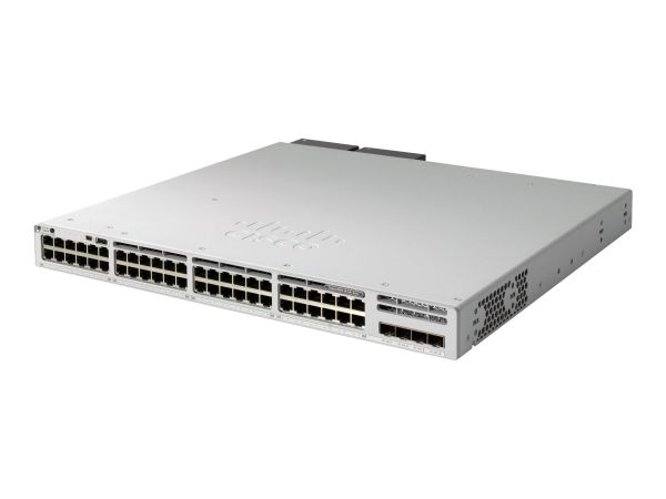 C9300L-48T-4G-E - Cisco Catalyst 9300L 48-Ports 10/100/1000BASE-T Ethernet Layer 3 Rack-mountable Managed Network Switch with 4-Ports SFP