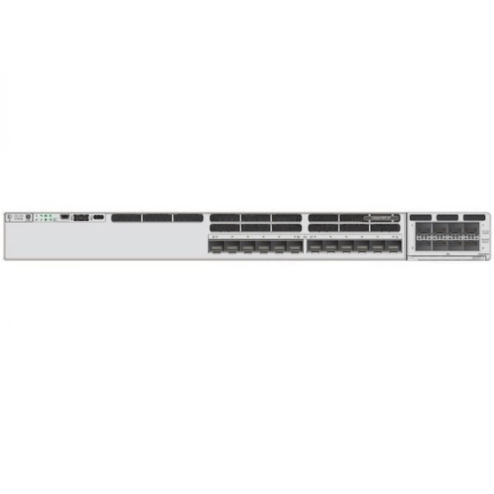 C9300X-12Y-A - Cisco Catalyst 9300X Switch with 12-port 25G/10G/1G SFP28, modular uplinks, Network Advantage