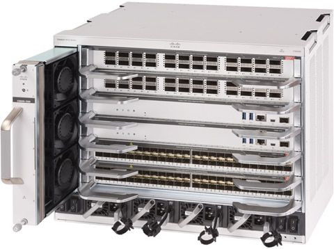C9606R - Cisco Catalyst 9600 Series 6-Slots 8U Rack-mountable Switch Chassis