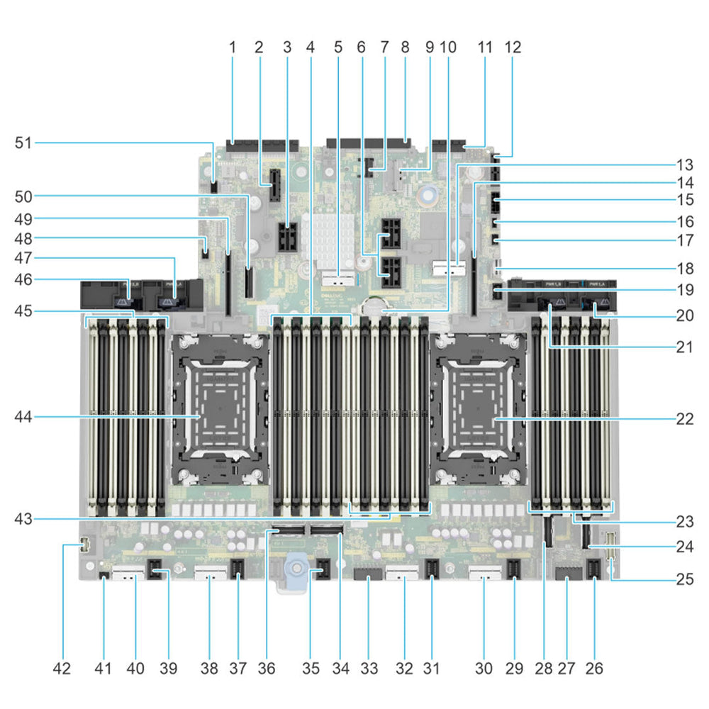 C9W19 — System Board Motherboard | Dell PowerEdge R760