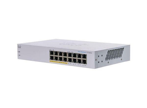 CBS110-16PP-EU - Cisco CBS110-16PP 16-Ports 10/100/1000BASE-T Ethernet Network Switch