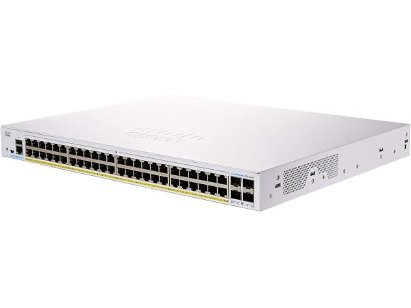 CBS25048P4GNA - Cisco Business CBS250-48P-4G Smart Switch | 48 Port GE | PoE | 4x1G SFP | Limited Lifetime Protection (CBS250-48P-4G)