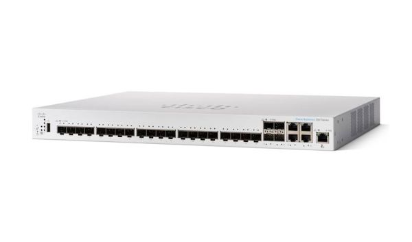 CBS350-24XS - Cisco Business 350 Series 24-Ports 10GBASE-X SFP+ Layer 3 Rack-mountable Managed Network Switch with 4-Ports SFP+