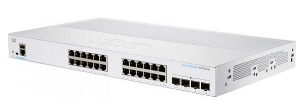 CBS350-24XT-EU - Cisco Business 350 Series 24-Ports 10GBASE-T Ethernet Layer 3 Rack-mountable Managed Network Switch with 4-Ports SFP+
