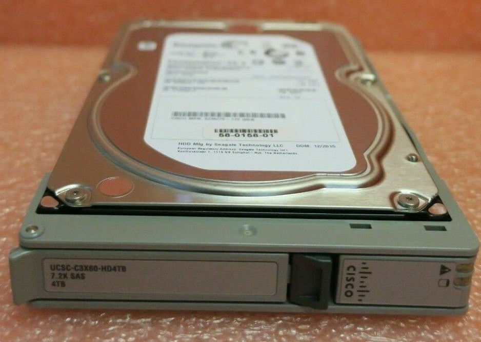 CISCO UCSC-C3X60-HD4TB 4Tb 7.2k Sas 12g Nl Lff Hard Drive | USED