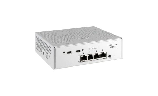 CMICR-4PT - Cisco Catalyst 4-Port 1GbE RJ-45 Wall-Mountable Micro Switch with 2-Port USB-C
