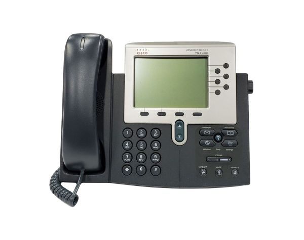CP-7961G - Cisco 7961G 6-Lines Dual-Port Ethernet 5-inch LCD Unified VoIP Phone