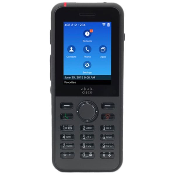 CP-8821-K9-BUN - Cisco 8821 6-Lines 2.4-inch Color LCD Display Bluetooth Wi-Fi Wireless Handset