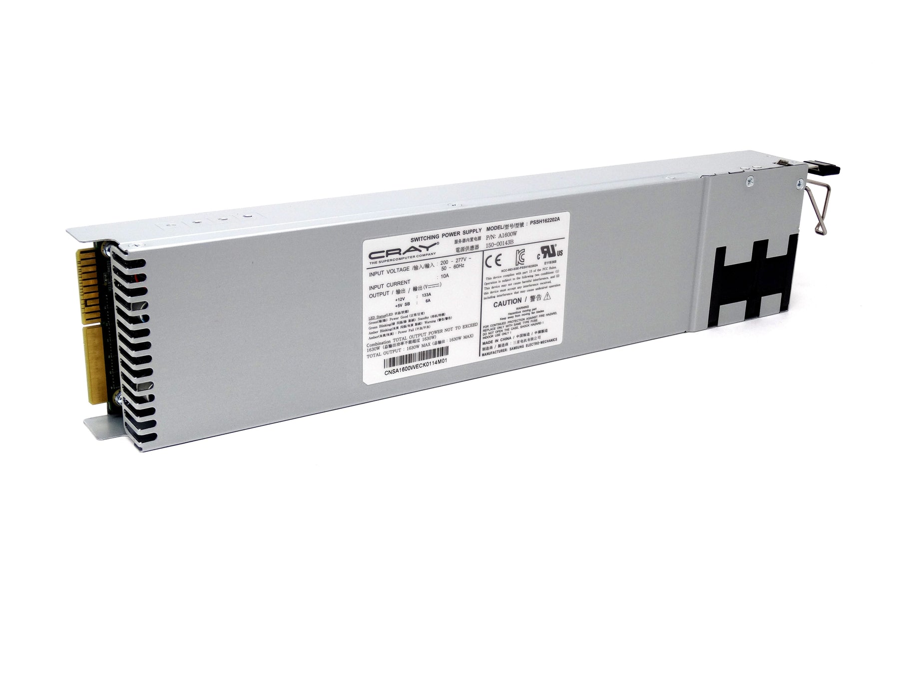 CRAY 1600W Watt Switching Power Supply (150-00143B)