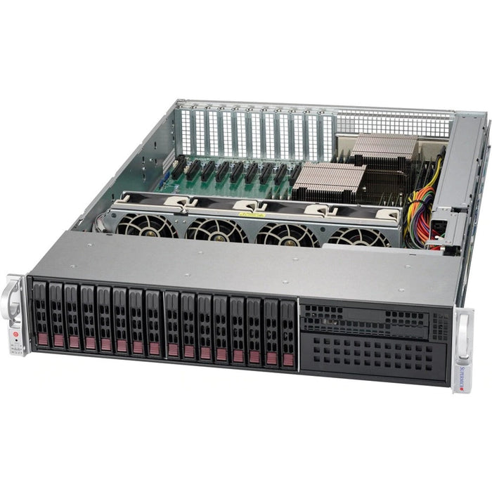Supermicro SuperChassis CSE-213XAC-R1K05LP 2U Black Rackmount Server Chassis