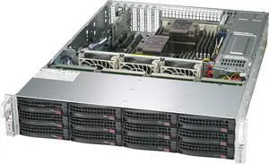 Supermicro SuperChassis CSE-216BA-R920LPB 2U 24xInternal 2.5in Bay Black Rackmount Server Chassis