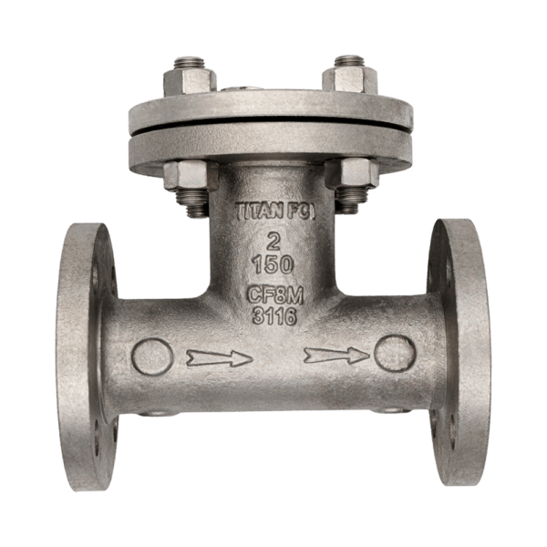 CT21S0200 | CAST TEE STRAINER | STAINLESS STEEL 2" | Titan