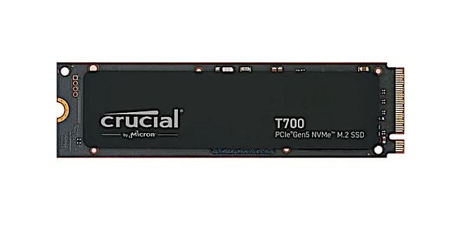 Micron CT4000T700SSD3 T700 4TB PCIe5.0 M.2 2280 Solid State Drive