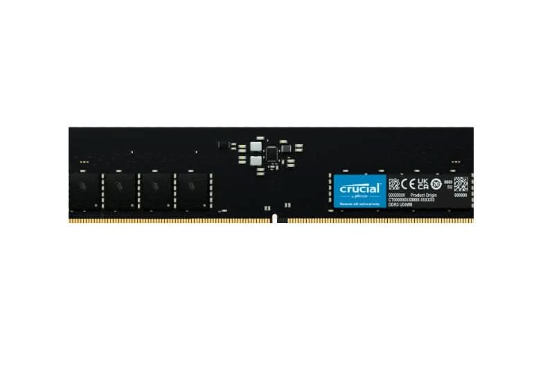 Crucial CT64G56C46U5 DDR5 SDRAM 64GB 5600MHz UDIMM Memory Module