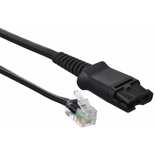 Plantronics U10P-S QD to RJ9 Coil Cord for H-Series Headsets 38099-01 - New