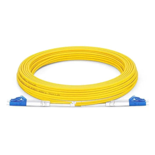 LC to LC 7M OS2 Single Mode Fiber Patch Cable 9/125 Duplex Yellow PVC - FSD9LCLC2-07 - New