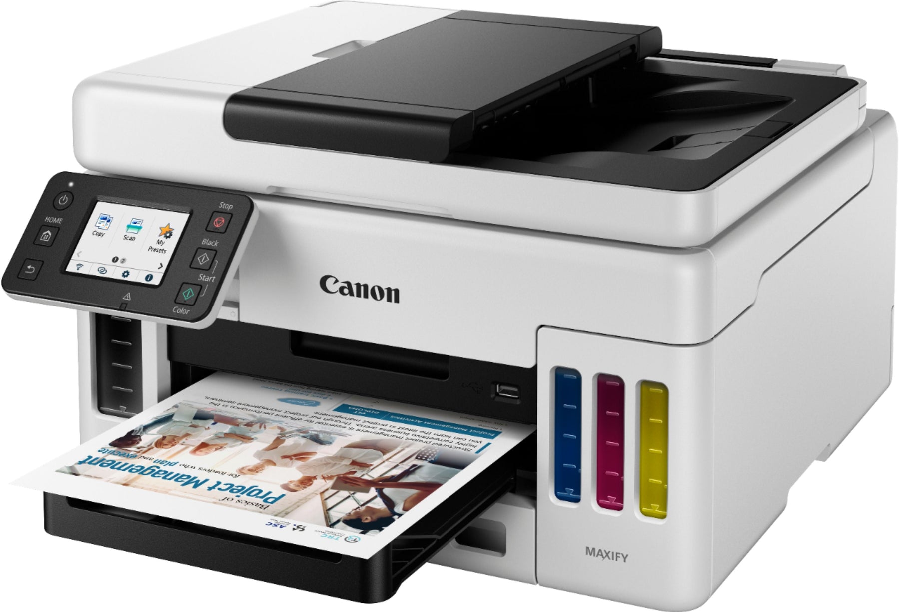Canon MAXIFY GX6020 350 Sheets 600x1200 dpi 21ppm All-in-One Wireless Supertank Printer - 4470C002
