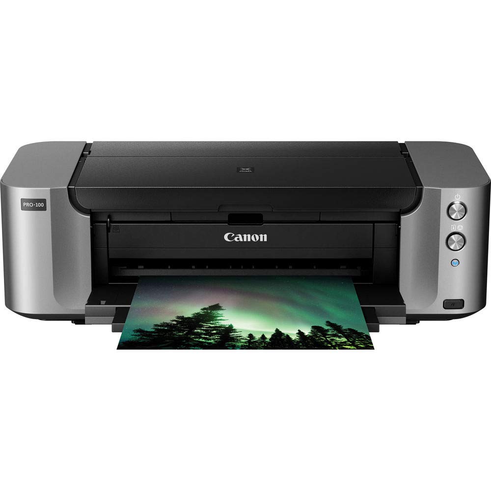Canon PIXMA PRO-100 50 Sheets 4800x2400 dpi 51ppm Wireless Professional Inkjet Photo Printer - 6228B002