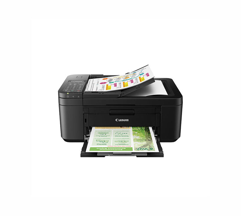 Canon PIXMA TR4720 4800 x 1200 dpi 4.4 ipm USB, Wi-Fi LCD Display Desktop Color InkJet All-in-One Printer - 5074C003