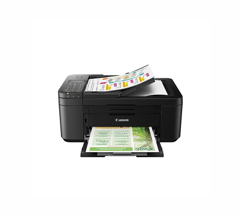 Canon PIXMA TR4720 4800 x 1200 dpi 4.4 ipm USB, Wi-Fi LCD Display Desktop Color InkJet All-in-One Printer - 5074C003